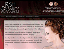 Tablet Screenshot of irishorganics.ie